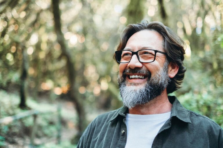 Adult feeling relieved and confident after getting clarity from an ADHD assessment